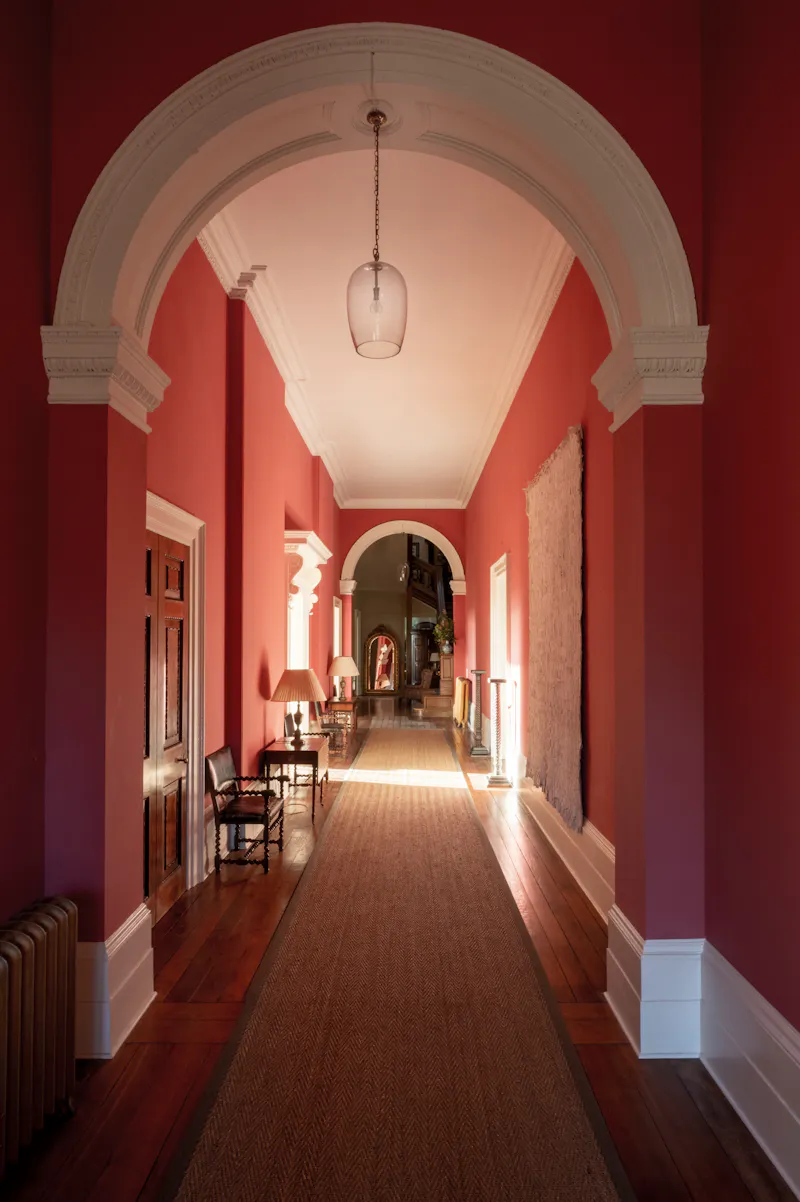 Corridor at Elegant Tugby Georgian house , A1696 (photo 10)