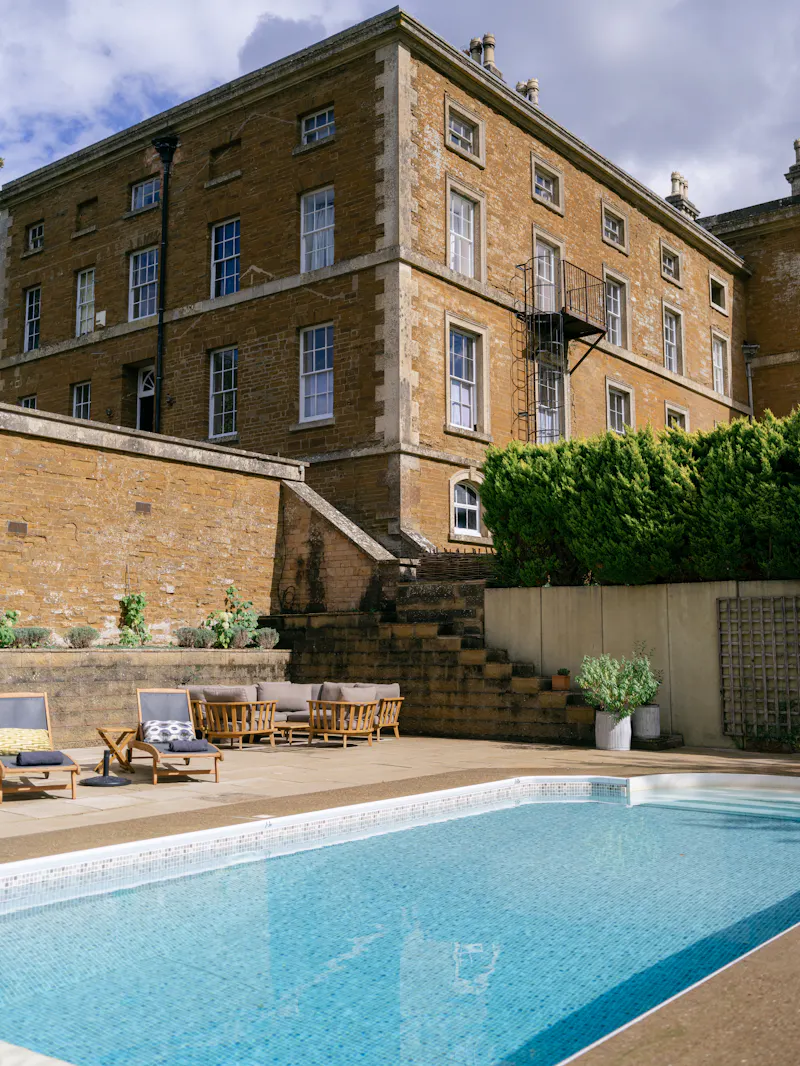 Swimming pool - outdoor at Elegant Tugby Georgian house , A1696 (photo 48)