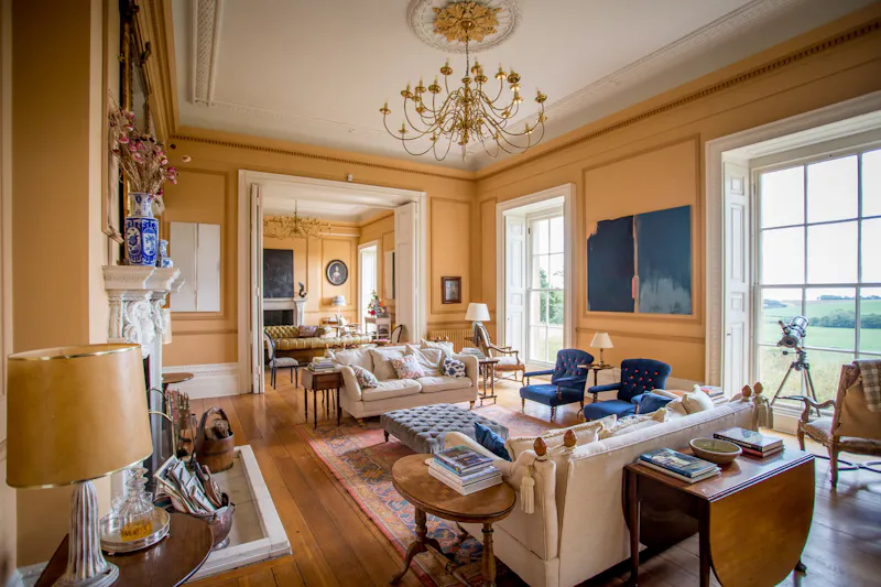 Living Room at Elegant Tugby Georgian house , A1696 (photo 3)