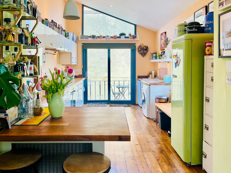 Kitchen at Colourful Bow Victorian Home, B2134 (photo 7)