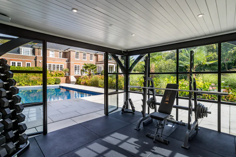 Gym at Glamorous Burwood mansion, D2877 (photo 72)