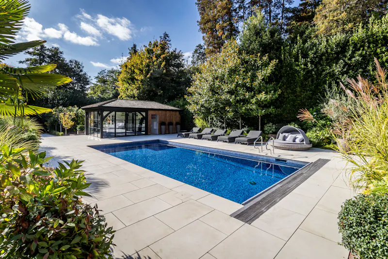 Swimming pool - outdoor at Glamorous Burwood mansion, D2877 (photo 69)