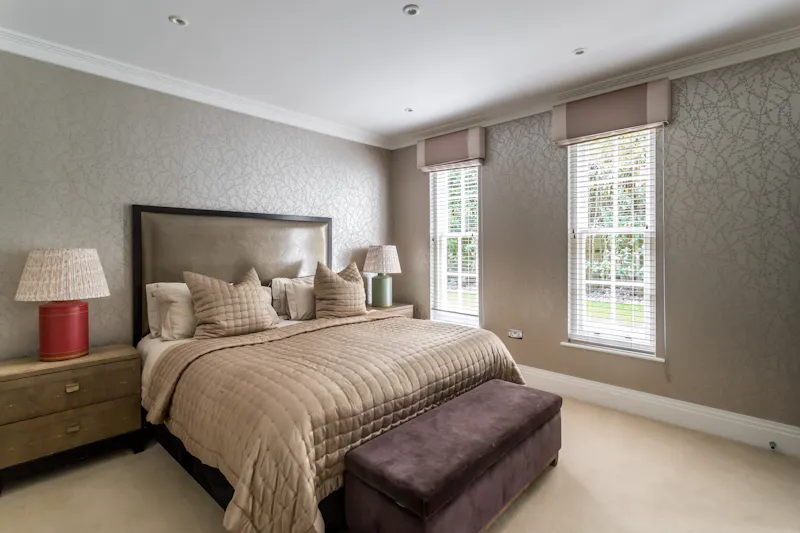 Bedroom at Glamorous Burwood mansion, D2877 (photo 51)
