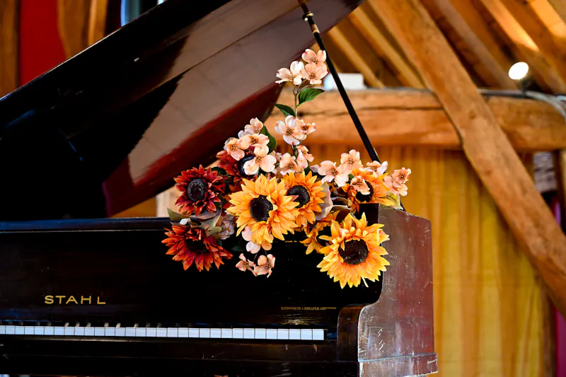 Piano at Coggeshall tea room & venue, R887 (photo 13)