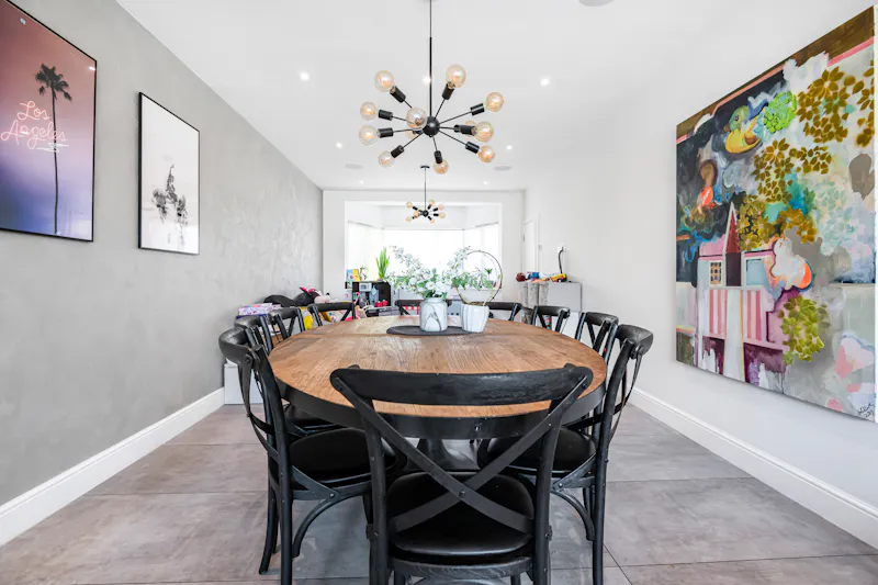 Dining room at Mill Hill family home, D2880 (photo 7)