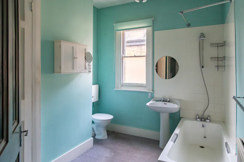Bathroom at Unique untouched Malden home, B2139 (photo 40)