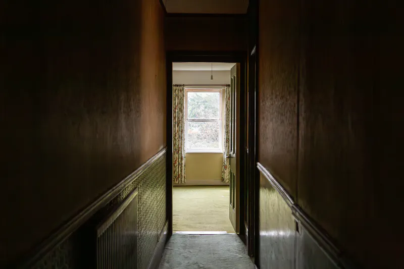 Corridor at Unique untouched Malden home, B2139 (photo 54)