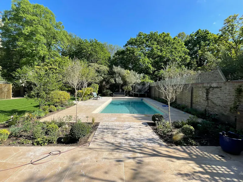 Swimming pool - outdoor at Large Wandsworth family home, B2142 (photo 60)