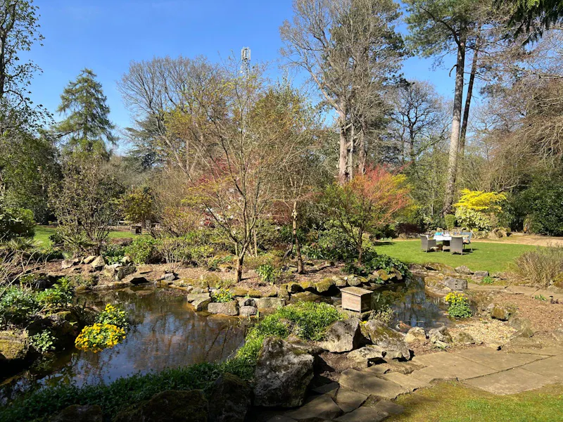 Pond at Banstead luxury apartment, F1277 (photo 33)