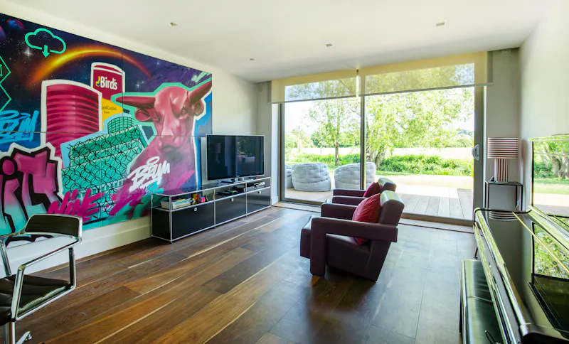 Floor - wooden at Contemporary River Thames Home, D2883 (photo 33)