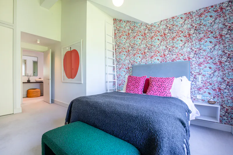 Bedroom at Contemporary River Thames Home, D2883 (photo 48)
