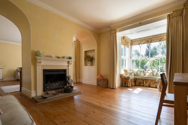 Fireplace at Magical South Downs farmhouse, E554 (photo 6)