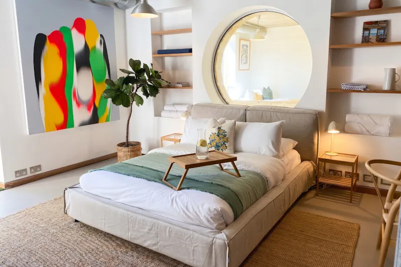Bedroom at Architectural Kensal Rise Home, K503 (photo 11)