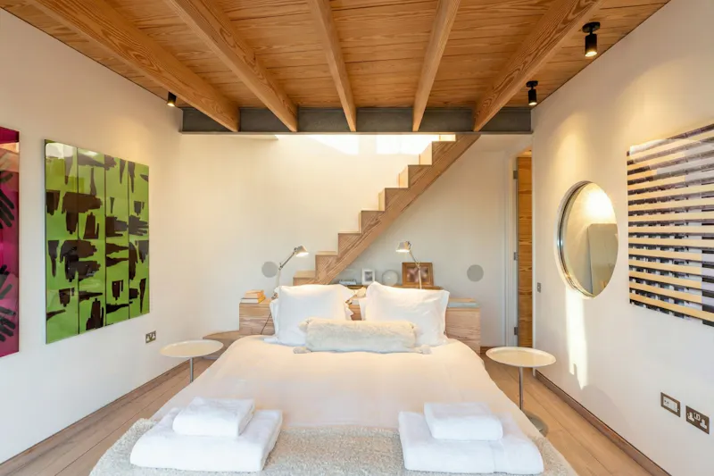 Bedroom at Architectural Kensal Rise Home, K503 (photo 29)