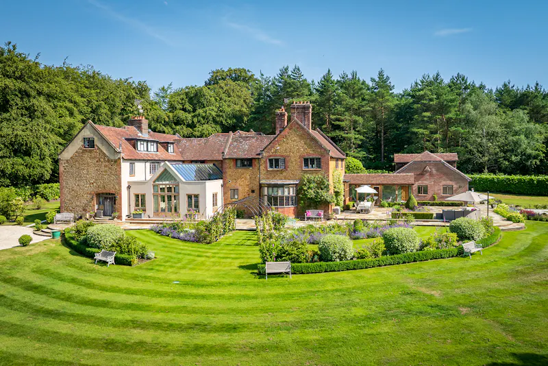 Garden at Striking Surrey Hills House, M305 (photo 55)