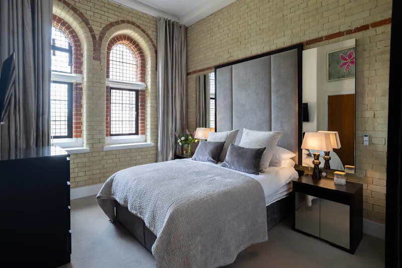 Bedroom at Edgware Victorian Gothic House, B2146 (photo 43)