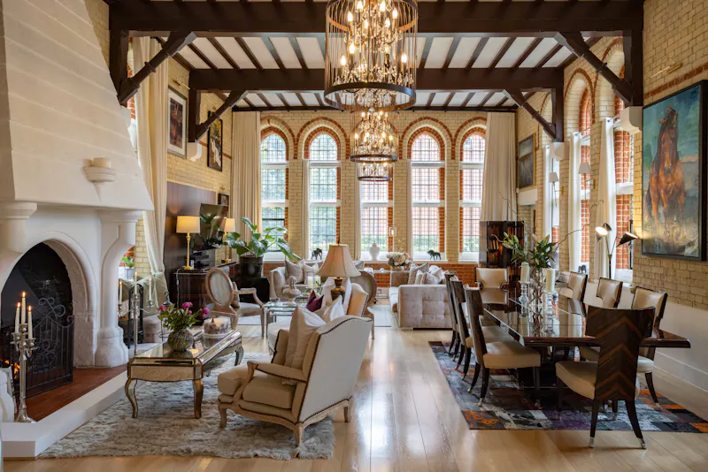 Dining room at Edgware Victorian Gothic House, B2146 (photo 3)