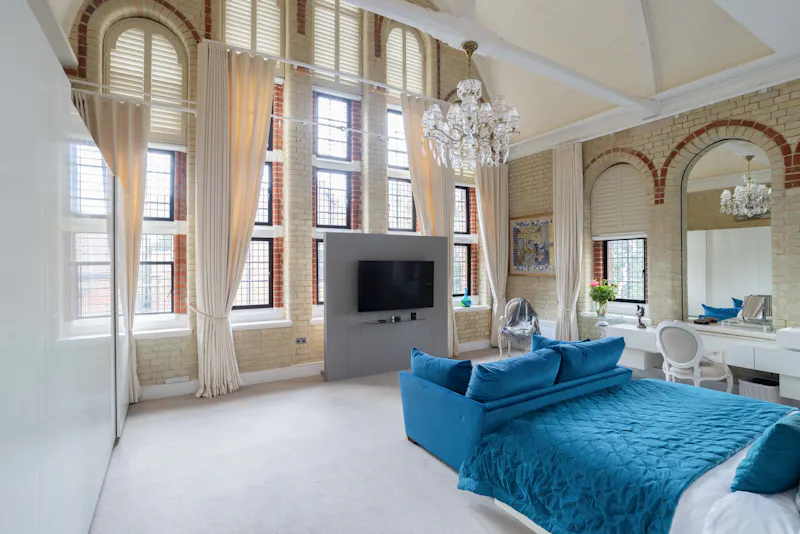 Bedroom - main at Edgware Victorian Gothic House, B2146 (photo 30)