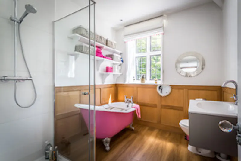 Bath at Striking Surrey Hills House, M305 (photo 39)