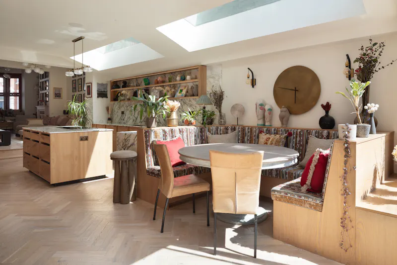 Dining room at Sleek Highbury Victorian Home, B2148 (photo 8)