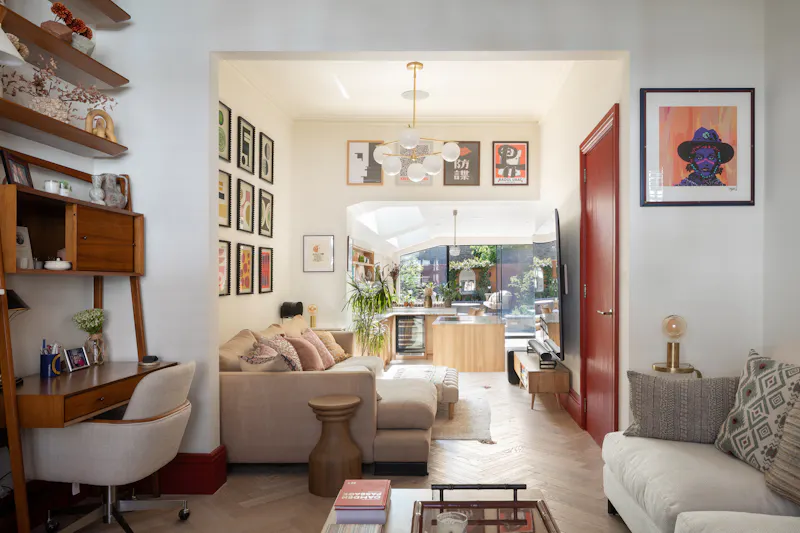 Living Room at Sleek Highbury Victorian Home, B2148 (photo 9)