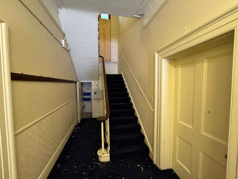 Staircase at Derelict House & Cottage, B2147 (photo 29)