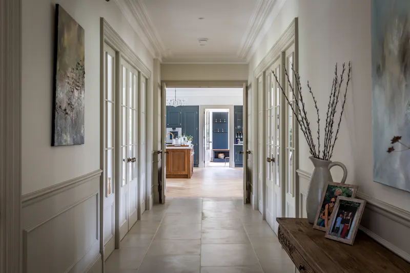 Corridor at Elegant Surrey Modern Mansion, D2888 (photo 16)