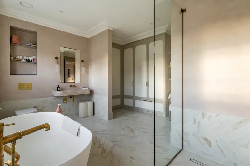 Bathroom at Elegant Surrey Modern Mansion, D2888 (photo 77)