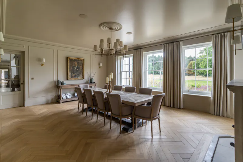 Dining room at Elegant Surrey Modern Mansion, D2888 (photo 35)