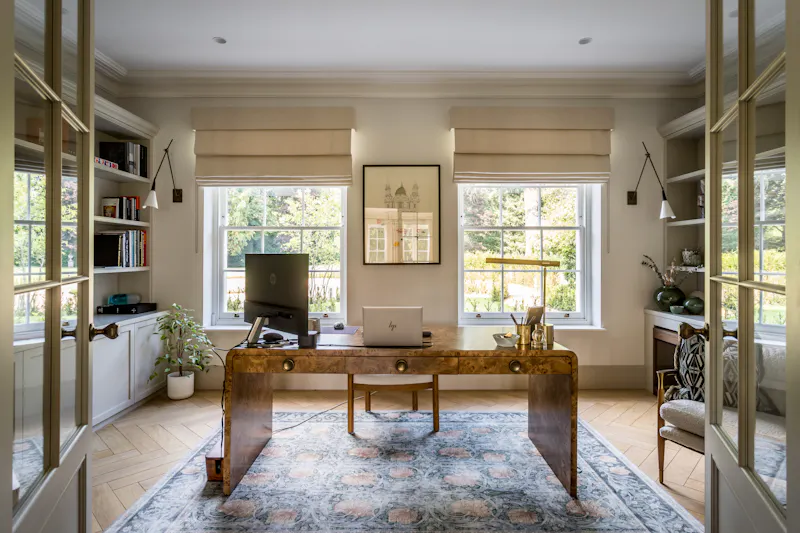 Floor - wooden at Elegant Surrey Modern Mansion, D2888 (photo 15)