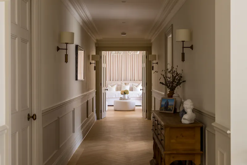 Corridor at Elegant Surrey Modern Mansion, D2888 (photo 50)