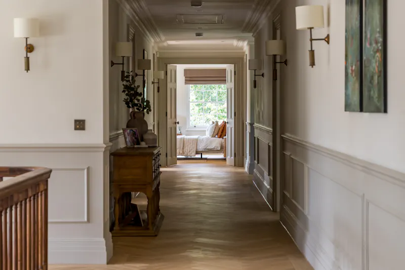 Corridor at Elegant Surrey Modern Mansion, D2888 (photo 64)