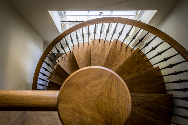 Staircase at Elegant Surrey Modern Mansion, D2888 (photo 45)