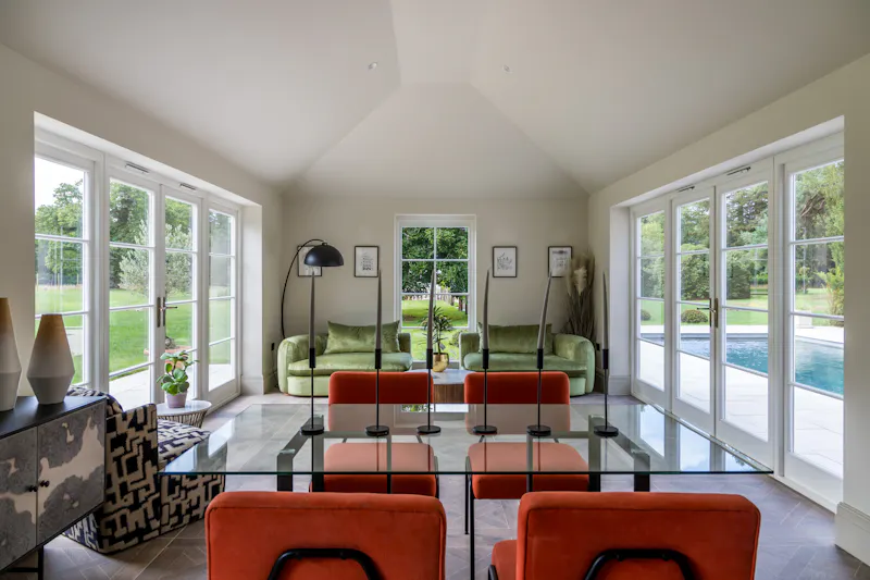 Dining room at Elegant Surrey Modern Mansion, D2888 (photo 110)