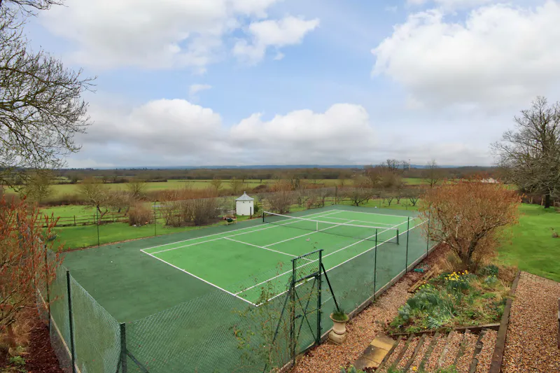 Tennis court at Charming 17th-century Farmhouse, L781 (photo 52)