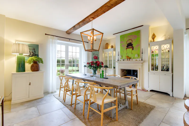 Dining room at Charming 17th-century Farmhouse, L781 (photo 12)