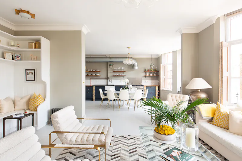 Open plan at Refined West London Apartment, F1279 (photo 5)