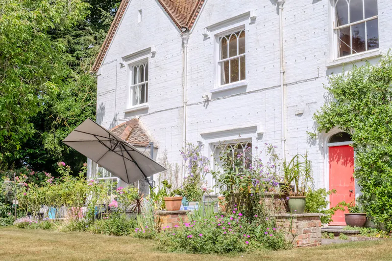 Terrace/Patio at Magical South Downs farmhouse, E554 (photo 82)