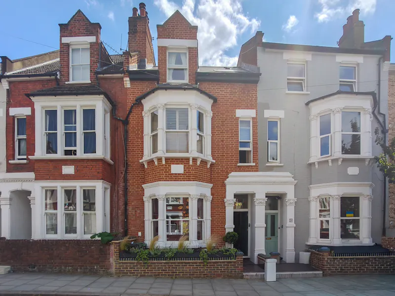 Front Exterior at Sleek Highbury Victorian Home, B2148 (photo 1)