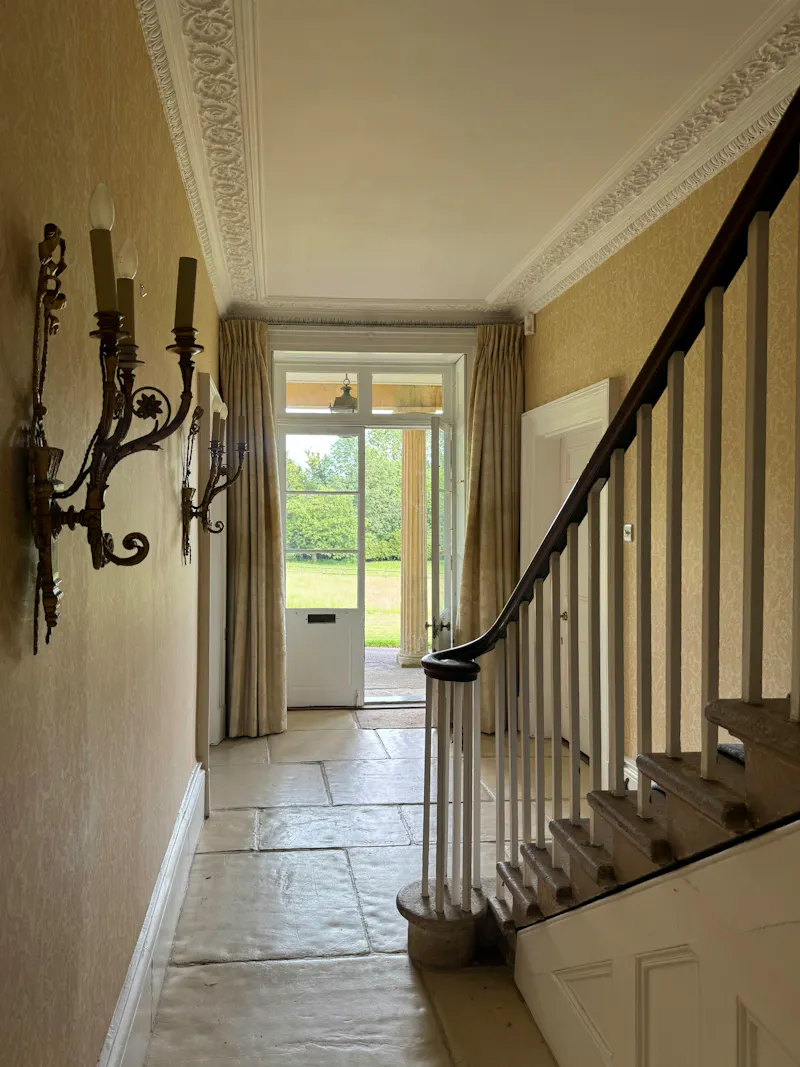 Entrance hall at Vacant Georgian Country House, A1707 (photo 2)