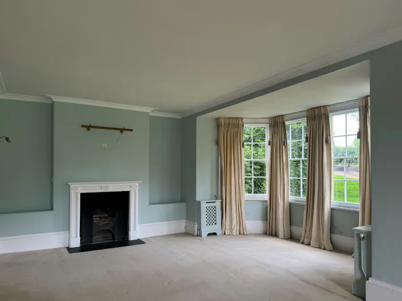 Living Room at Vacant Georgian Country House, A1707 (photo 3)