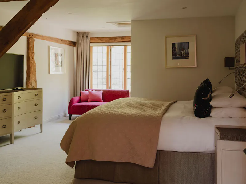 Bedroom at Bold Nuffield Barn Conversion, L679 (photo 28)