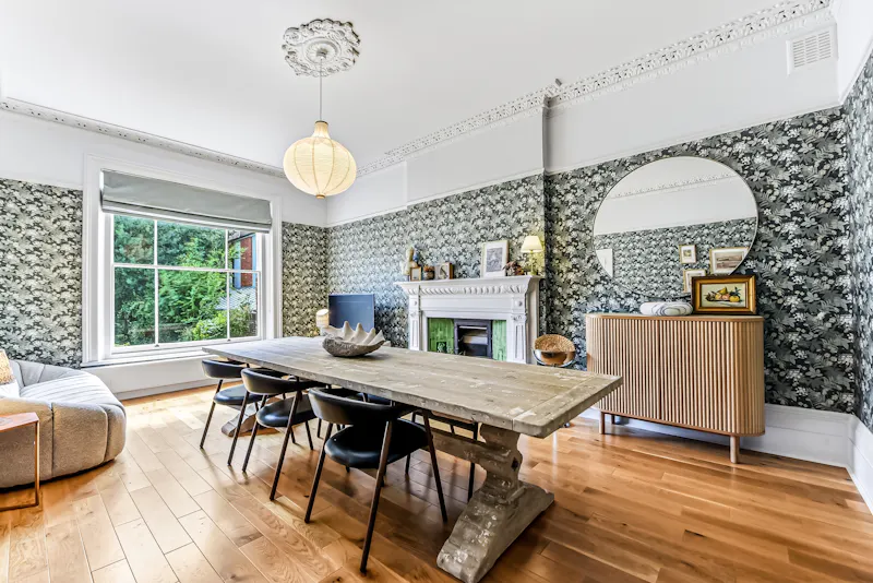 Wallpaper at Contemporary Victorian Home, B2151 (photo 6)