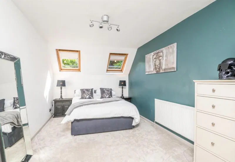 Bedroom at Rayleigh Black & White Home , D2891 (photo 21)
