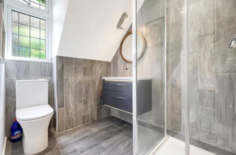 Bathroom at Rayleigh Black & White Home , D2891 (photo 23)