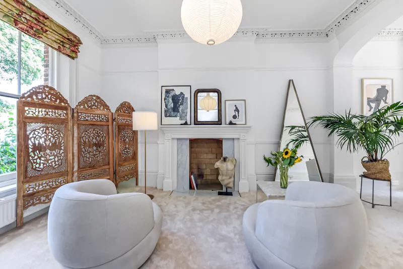 Living Room at Contemporary Victorian Home, B2151 (photo 5)