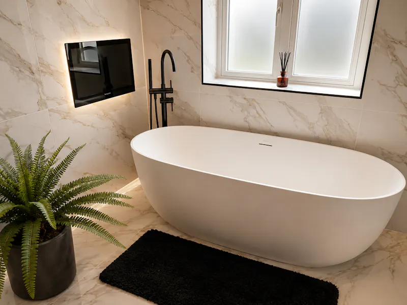 Bathroom at Luxe Mill Hill Home, D2894 (photo 7)