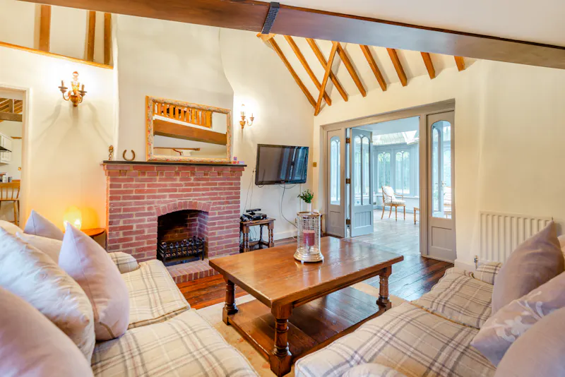Living Room at Chesham Arts & Crafts Farmhouse, L782 (photo 76)