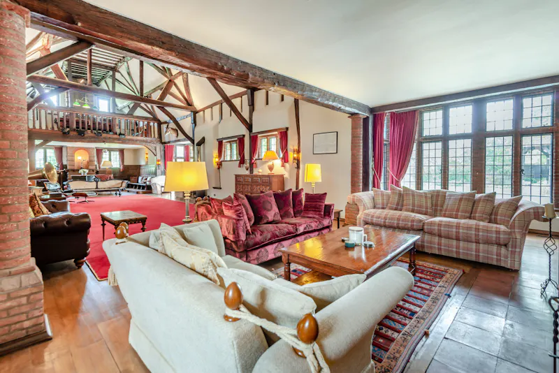 Living Room at Chesham Arts & Crafts Farmhouse, L782 (photo 10)