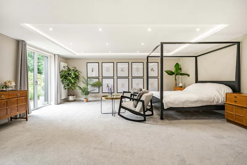 Bedroom - main at Modern Barn Conversion Oxford, L783 (photo 52)